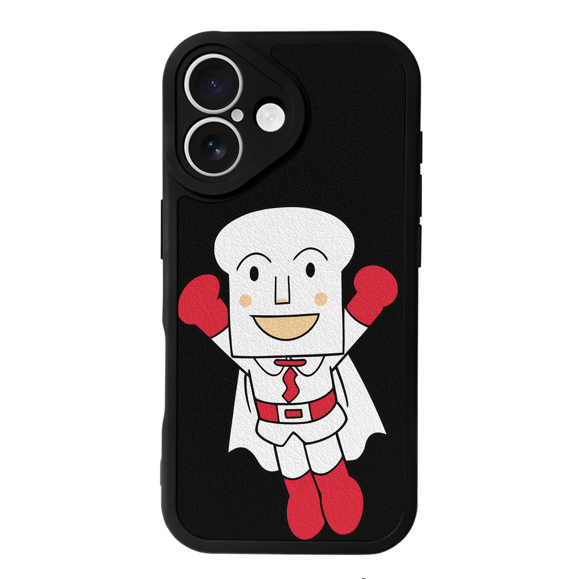（画像用） アンパンマン Anpanman 【iPhone 16シリーズ対応】シリコンスマホケース（レザー調） 材質：シリコン